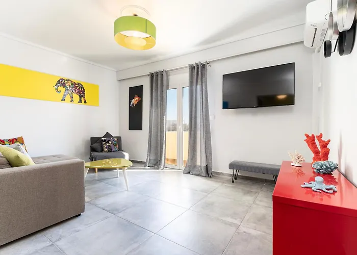 Evergreen Loft - Modern Centre Living Kos Town